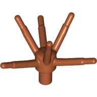 Lego stonek kytky, tmavě oranžová (6269941, 6151196)